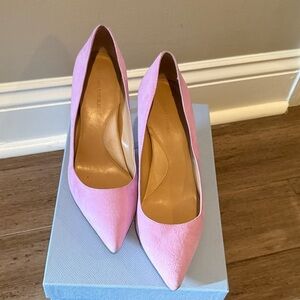 Banana Republic Pink Suede Heels